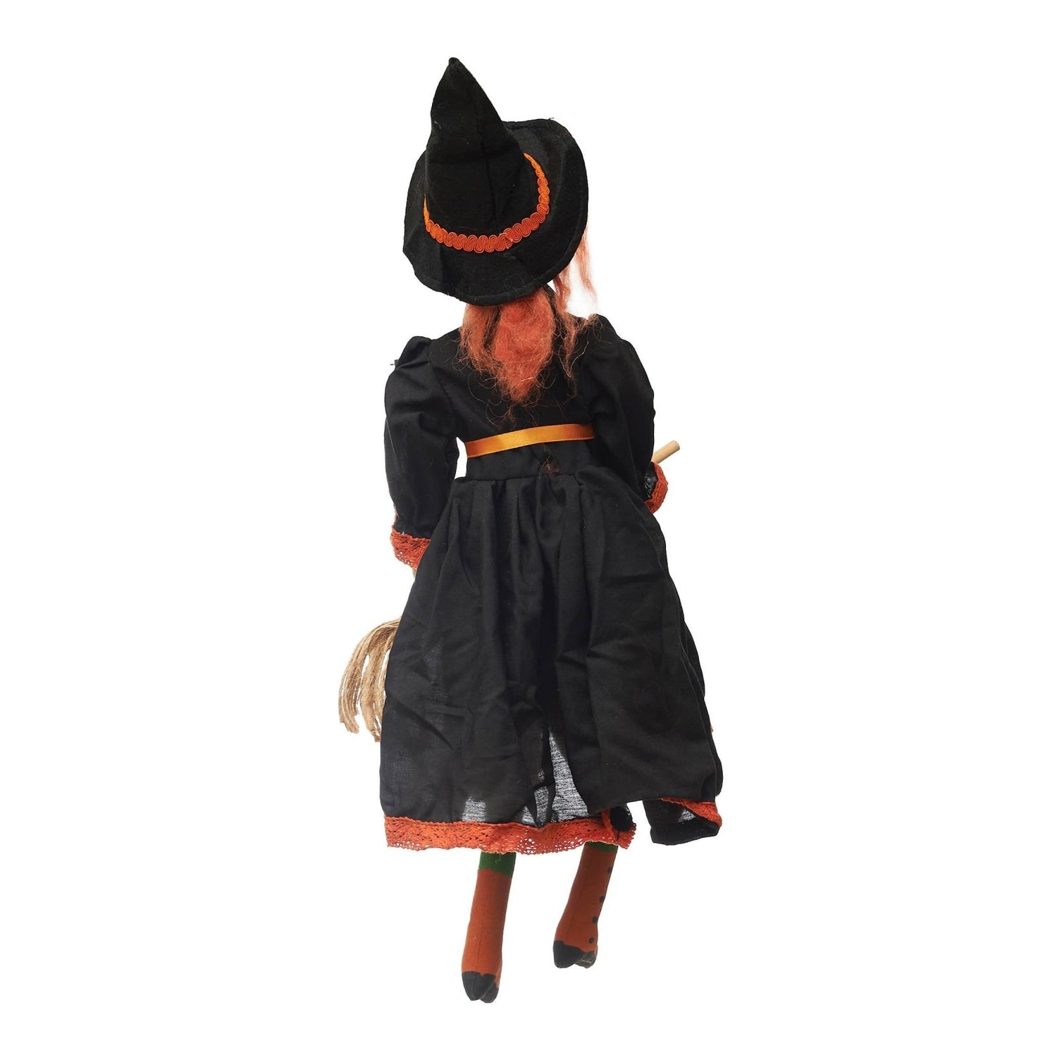 Halloween Fall Folk Art Jasleen Witch Florence Lea Art Doll 22&quot; - The Primitive Pineapple Collection