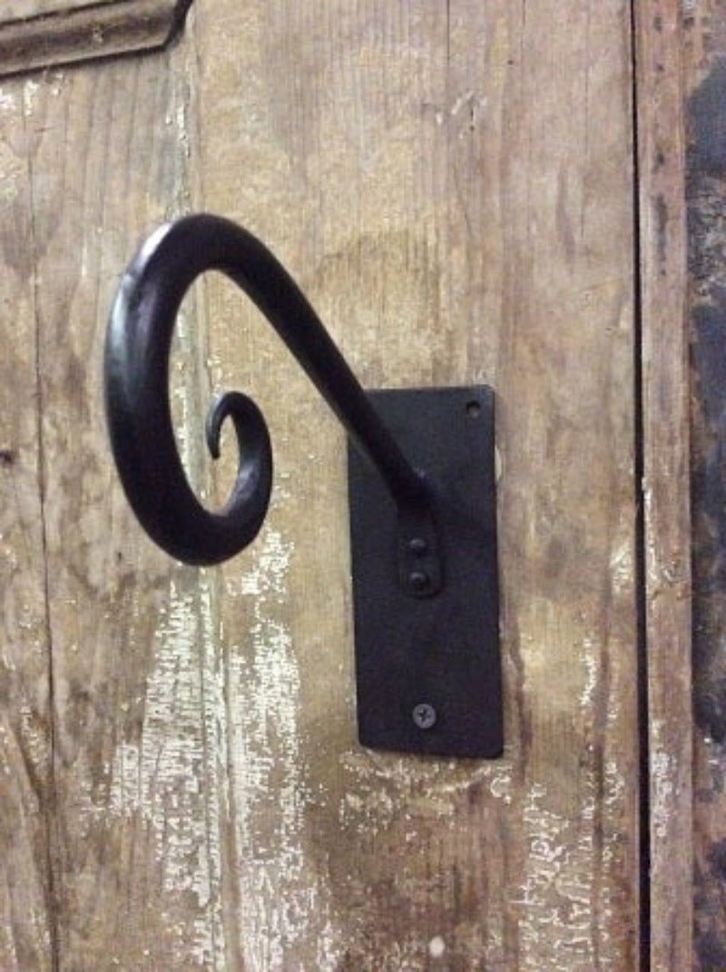 Primitive Black Iron 6.5" Plant Hook - The Primitive Pineapple Collection