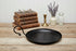 Primitive Country Rustic Black Metal Candle Pan With Handle 8.75" - The Primitive Pineapple Collection