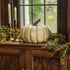 Ragon House Life-Size Primitive White Pumpkin – 12" x 9" Fall Decor - The Primitive Pineapple Collection