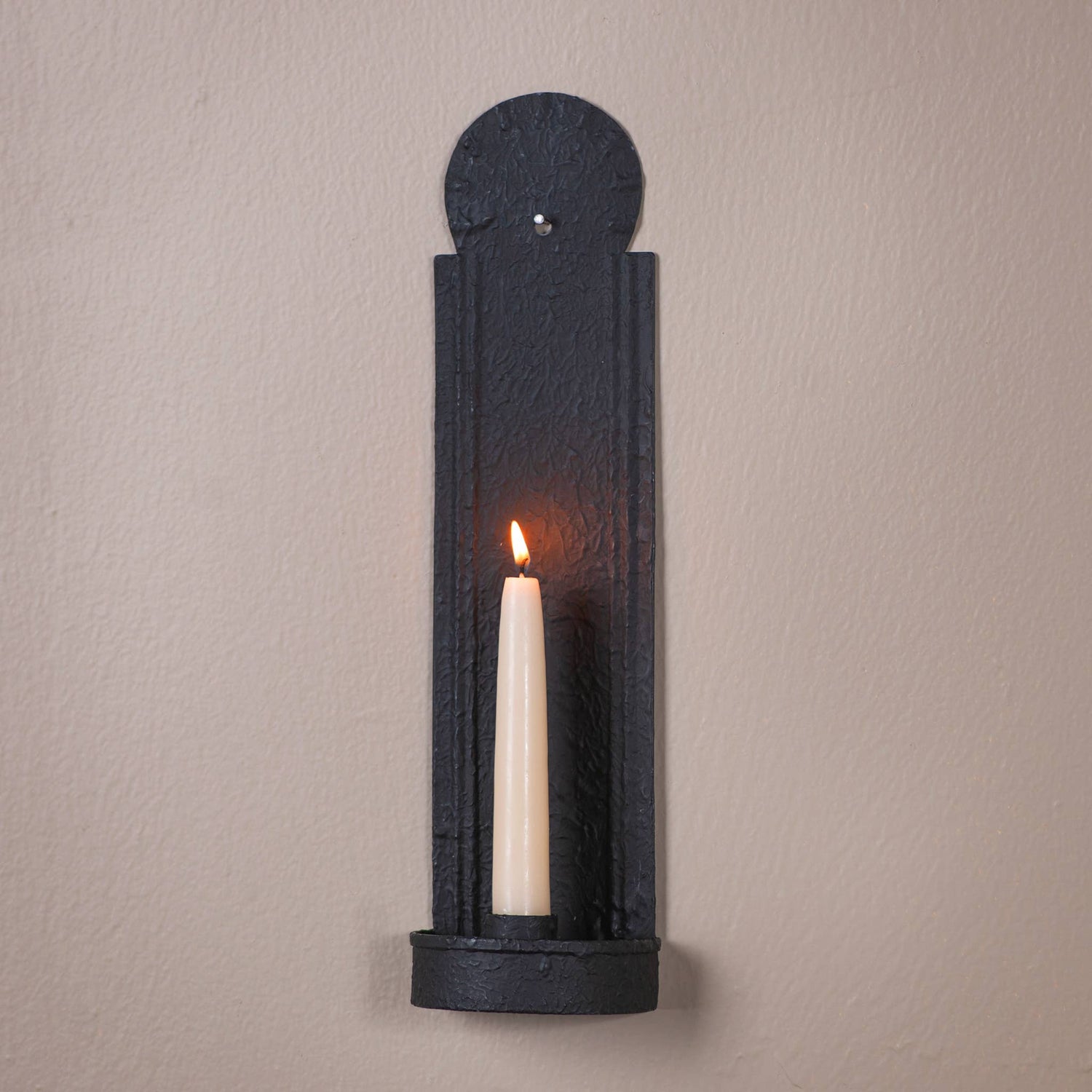 Primitive Colonial Windsor Candle Sconce 14&quot; - The Primitive Pineapple Collection