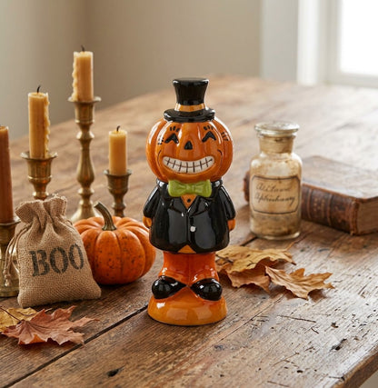 Folk Art Halloween 6.25 Inch Retro Look Black Cat /JOL Figurine 3 Styles