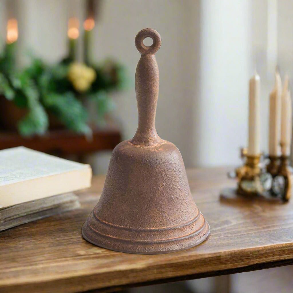 Primitive Christmas Vintage Look Iron Bell - The Primitive Pineapple Collection