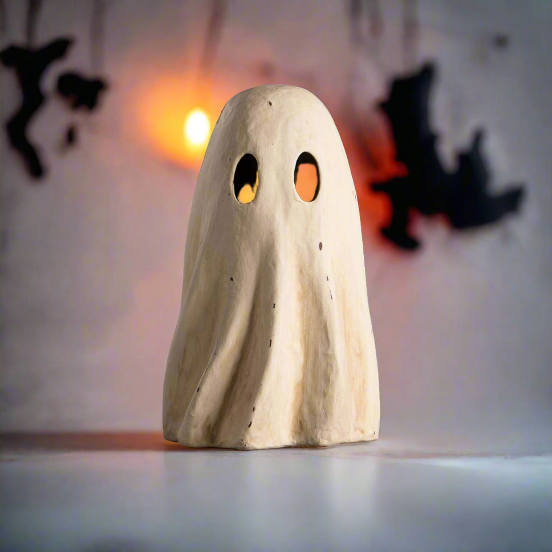 Bethany Lowe Halloween Tall Ghost Luminary 8.3" TJ2301 - The Primitive Pineapple Collection