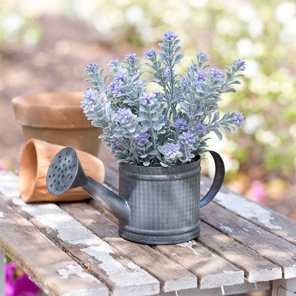 Primitive Farmhouse Mini Watering Can Metal Planter - The Primitive Pineapple Collection