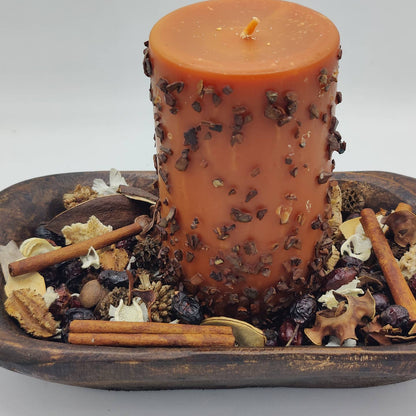Handcrafted USA Halloween Fall Pumpkin Pie Potpourri - The Primitive Pineapple Collection