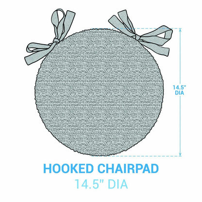 Sweet Land of Liberty Hooked Chair Pad - 14.5" Primitive Americana Decor - The Primitive Pineapple Collection