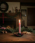 Primitive Colonial Chamberstick Taper Candle Holder Black - The Primitive Pineapple Collection