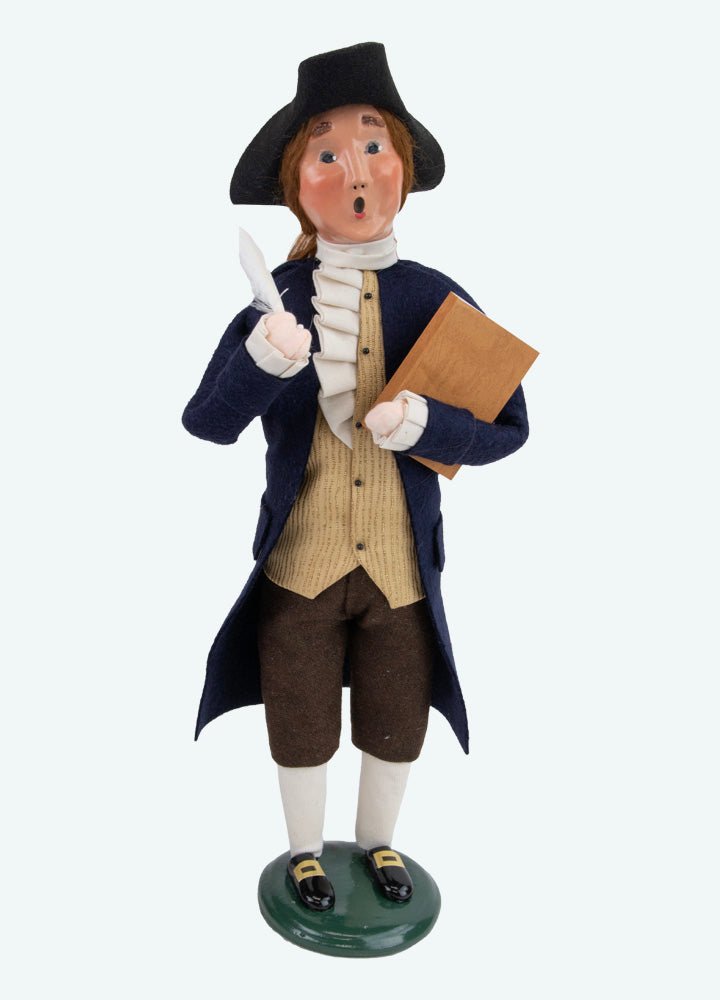 Primitive Collectable Byers Choice Thomas Jefferson 570 New - The Primitive Pineapple Collection
