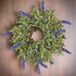Farmhouse/ Country Spring 6” Lavender Candle Ring/ Wreath Crafts/Display - The Primitive Pineapple Collection