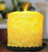 Primitive/Country Handcrafted Electric Hearth Candle LEMON BLISS 5" x 4&