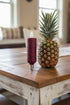 Primitive Country Grungy Burgundy 3.5" Moving flame Electric Light bulb Candle - The Primitive Pineapple Collection