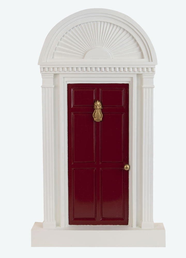 Byers Choice Carolers Red Door w/ Pineapple 6313