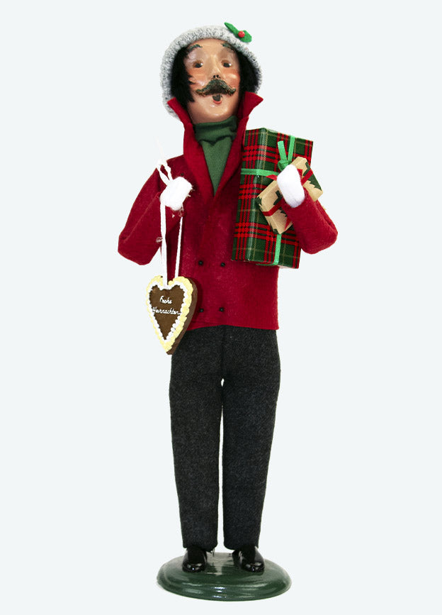 Byers Choice Carolers Christmas Family w/ Cookie Man 1247M