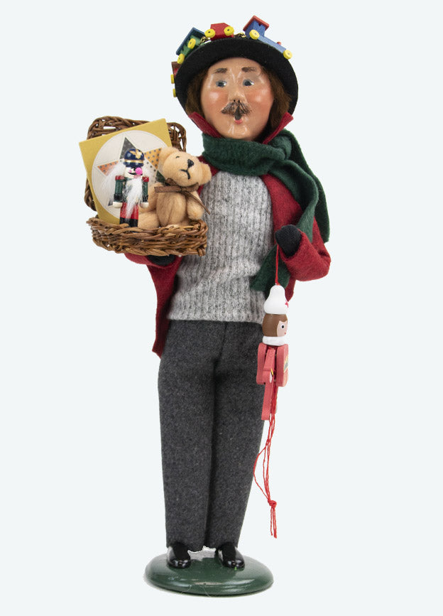 Byers Choice Carolers Colonial Man Selling Toys 4246
