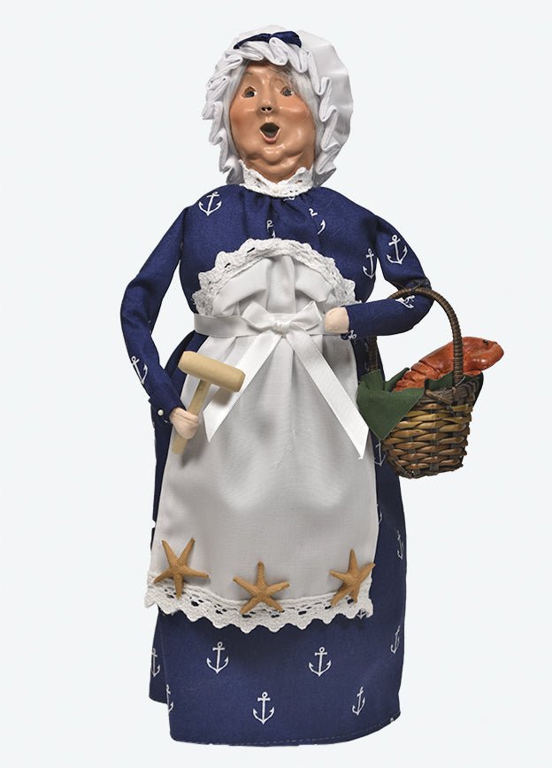 Colonial Byers Choice Nautical Mrs Claus w/Lobsters 3254WL - The Primitive Pineapple Collection