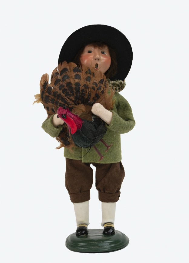 Colonial Byers Choice Fall Pilgrim Boy 5014D - The Primitive Pineapple Collection