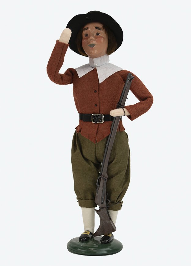 Colonial Byers Choice Fall Pilgrim Man 5012D - The Primitive Pineapple Collection