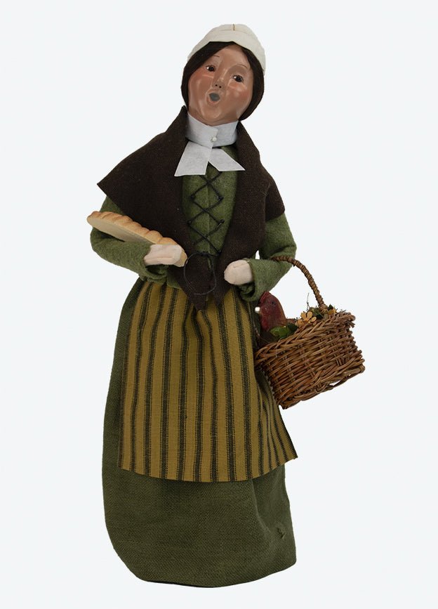 Colonial Byers Choice Fall Pilgrim Woman 5011D - The Primitive Pineapple Collection