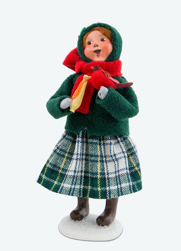 Byers Choice Carolers Christmas Family w/ Cardinals Girl 111G - The Primitive Pineapple Collection