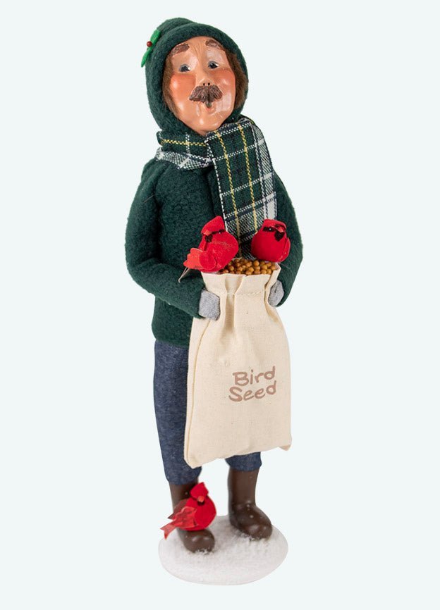 Byers Choice Carolers Christmas Family w/ Cardinals Man 111M - The Primitive Pineapple Collection