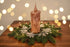 Holiday Wedding Acrylic Crystal Teardrop 3" Candle Ring Party Decor Centerpiece - The Primitive Pineapple Collection