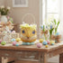 ESC and Company Easter Beau Bunny bucket, Folk Art 43032 - The Primitive Pineapple Collection