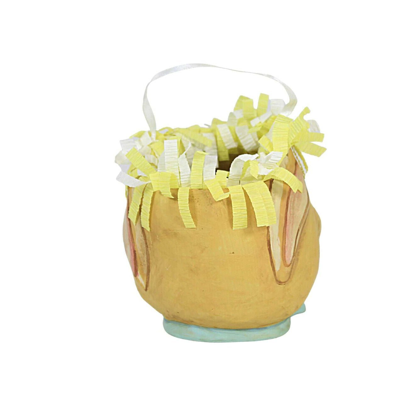 ESC and Company Easter Beau Bunny bucket, Folk Art 43032 - The Primitive Pineapple Collection