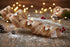 Christmas Tree Victorian Reproduction Gold Santa Garland 3 feet - The Primitive Pineapple Collection