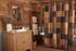 Primitive Farmhouse Patriotic Patch Shower Curtain 72x72 Patchwork - The Primitive Pineapple Collection