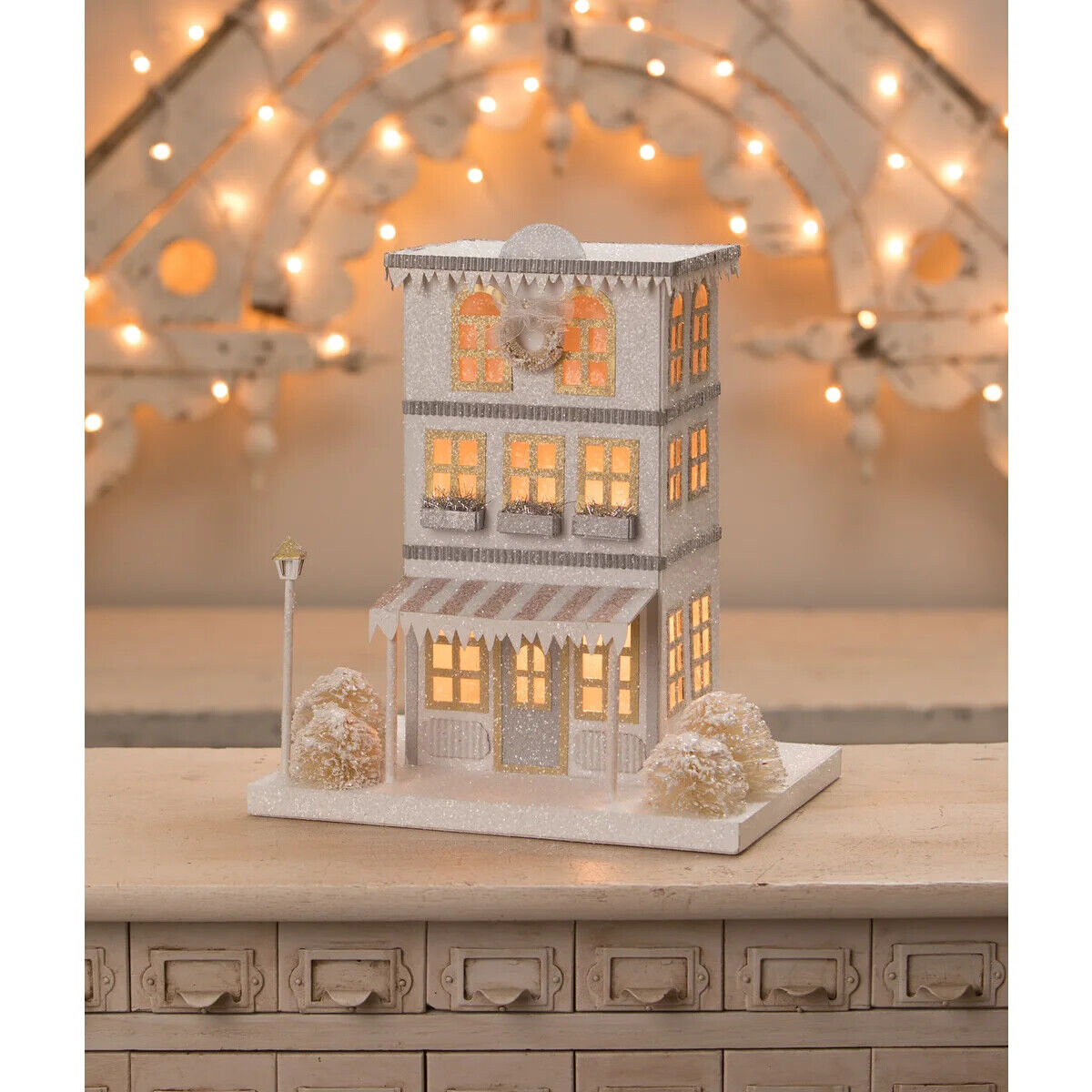 Bethany Lowe Christmas Metallic Light Up Putz Style Shoppe - Figurines