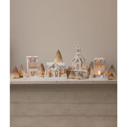 Bethany Lowe Christmas Metallic Light Up Putz Style Shoppe - Figurines