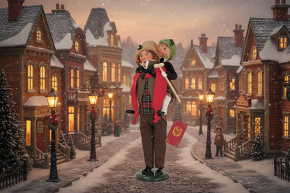 Colonial Byers Choice Christmas Bob Crotchet/Tiny Tim 209 Authorized Dealer - The Primitive Pineapple Collection