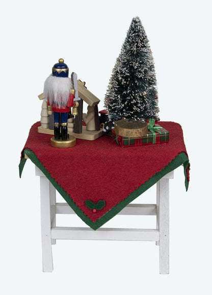 Byers Choice 2022 Christmas Decorated Table 6326 Authorized Dealer - The Primitive Pineapple Collection