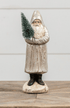 Primitive Ragon House Christmas 10.25" Primitive Belsnickle Silver Santa Claus - The Primitive Pineapple Collection