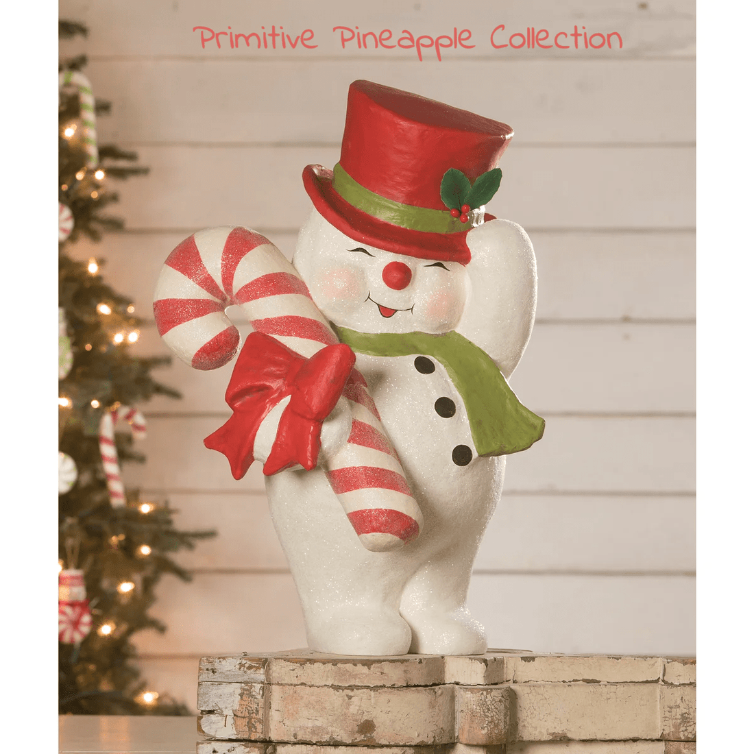 Bethany Lowe Christmas 2023 Sammy Jolly Snowman TJ2342 - The Primitive Pineapple Collection