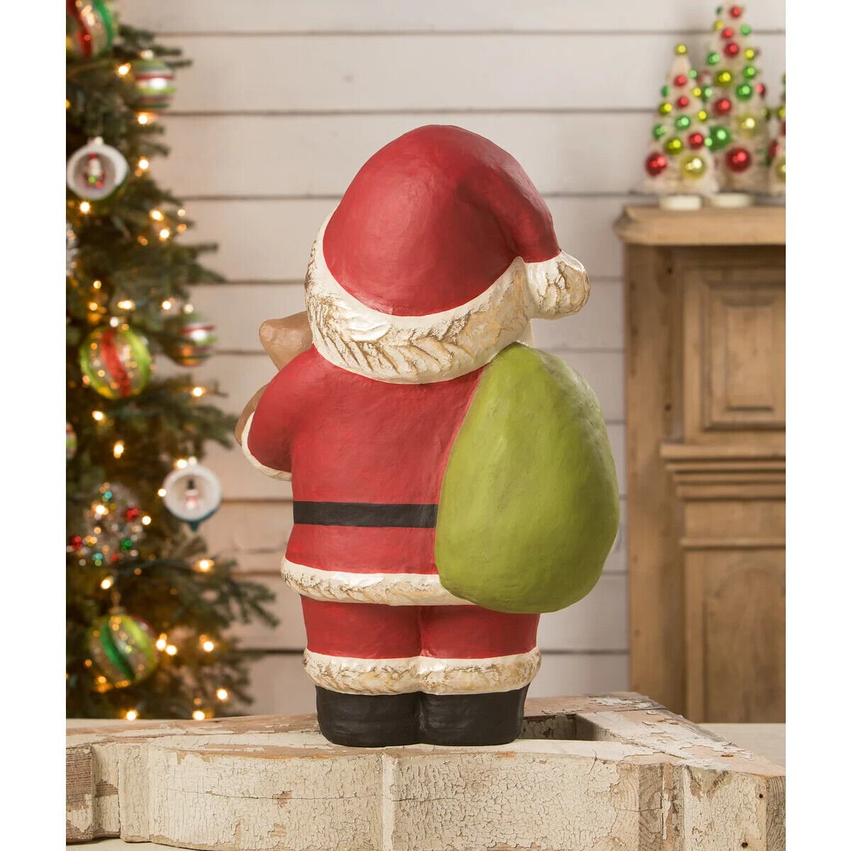 Bethany Lowe Christmas 2023 Jolly Happy Santa 20" TJ2341 - The Primitive Pineapple Collection