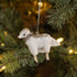 Ragon House Primitive Sheep Christmas Ornament – 3.5" with Tinsel Collar - The Primitive Pineapple Collection