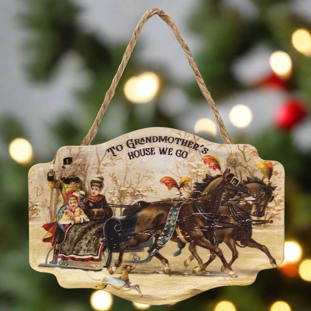 Primitive Christmas 6" To Grandmother&