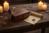 Handcrafted Americana Gettysburg Engraved Acacia Wood Box, 6 - 1/4" - The Primitive Pineapple Collection