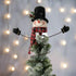 Primitive Christmas Snowman On Spring Tree Topper - The Primitive Pineapple Collection