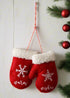 Primitive Christmas Warm Wishes Mitten Ornament 4.25" - The Primitive Pineapple Collection