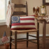 American Flag Pillow - Primitive Patriotic Decor 14x22 - The Primitive Pineapple Collection