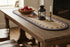 Farmhouse My Country Oval Runner Stencil Stars 12x36 - The Primitive Pineapple Collection