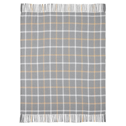 Primitive Fall Halloween Harvest Blessings Woven Plaid Throw 50x60 - The Primitive Pineapple Collection