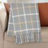 Primitive Fall Halloween Harvest Blessings Woven Plaid Throw 50x60 - The Primitive Pineapple Collection