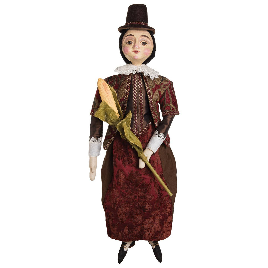 Folk Art Thanksgiving Gathered Traditions Pocahontas Thanksgiving Florence Lea Art Doll