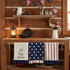 Patriotic Ruffled Tea Towels Set of 3 | Hatteras Stars - The Primitive Pineapple Collection