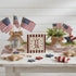 Patriotic 1776 Block Sign – Americana Stars & Stripes 6x6 - The Primitive Pineapple Collection