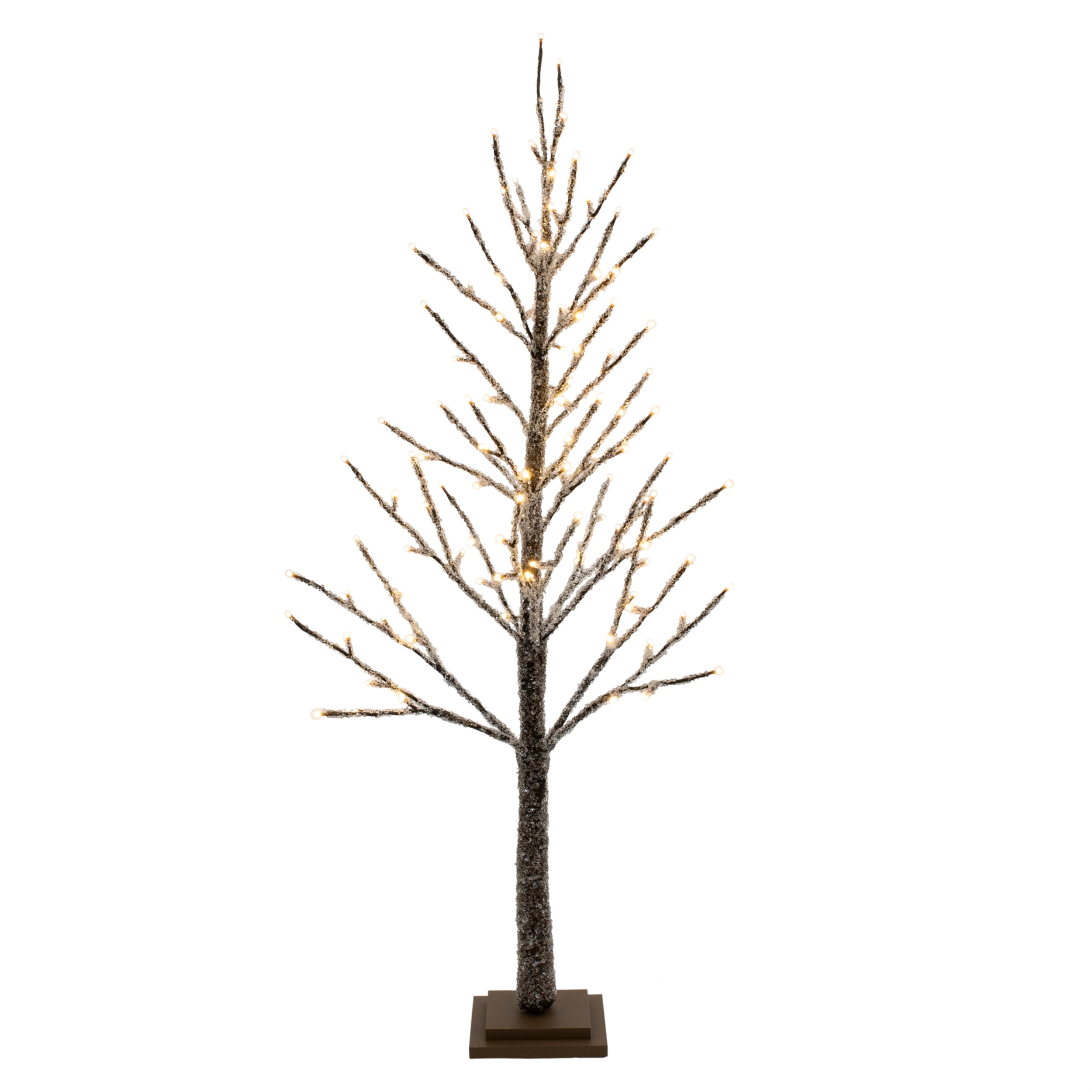 Christmas Retro Look Icy Branches LED Holiday Twig Tree 4FT